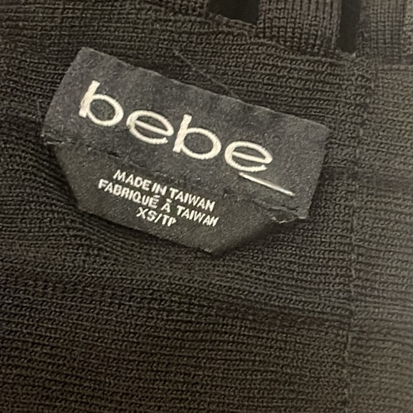 Bebe Vintage Black Blouse Size XS - Picture 9 of 12